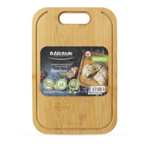 Разделочная доска BAMBOO TOUCH 36 х24 х1,5 см ABX156