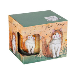 Кружка 400мл серия "Котомания" 260-540