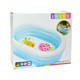 Бассейн надувной 163*107*46см My Sea Friends Intex 57482