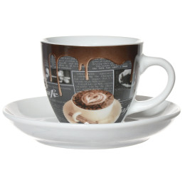 Чайный набор 180мл на 6 персон на подставке Горячий шоколад