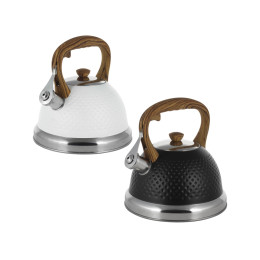 Чайник 2,7л нержавеющая сталь со свистком и ручкой soft touch 1098