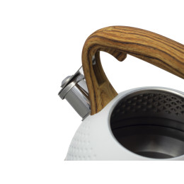 Чайник 2,7л нержавеющая сталь со свистком и ручкой soft touch 1098