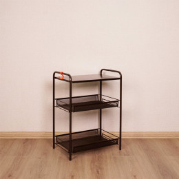 Этажерка "Ладья 33С" медный антик