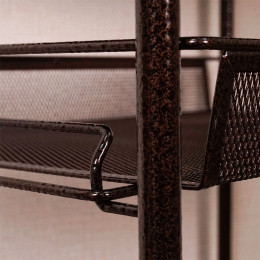 Этажерка "Ладья 33С" медный антик