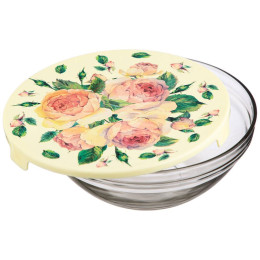 Набор салатников 5 предметов с пластиковыми крышками "Винтаж. Пионы"