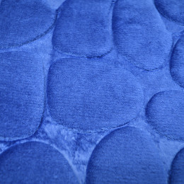 Коврик для ванной Камни 50*80см синий