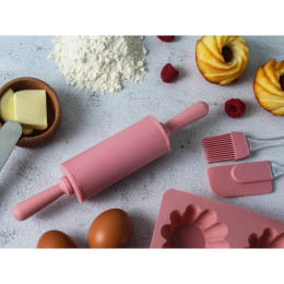 Скалка силиконовая мини 23*4см п/п