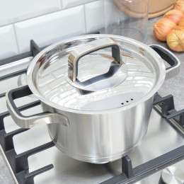 Кастрюля 2л нержавеющая сталь Premium ALLURE WR-1272