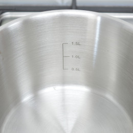 Кастрюля 2л нержавеющая сталь Premium ALLURE WR-1272