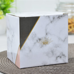 Кружка 400мл Lucky с крышкой и ложкой черная