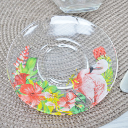 Чайная пара "Фламинго в тропиках"