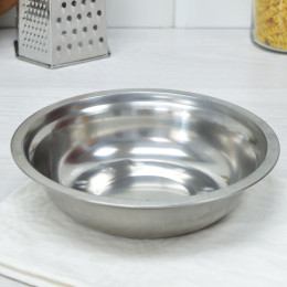 Миска 23см нержавеющая сталь толщина 0,22мм, 1,3 л