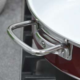 Сотейник 3л "Bon appetit" вишневый 8SH245S