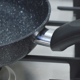 Сковорода 22см литая индукционная с покрытием Гранит, Нева металл посуда