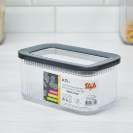 Контейнер для сыпучих продуктов вакуумный 0,75л "Люкс Рим"