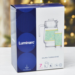 HILMA TURQUOISE Набор питьевой 7 предметов 86717