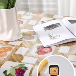 Клеенка 120см*20м прозрачная с печатью 5071-1-120CM