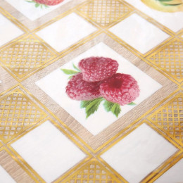 Клеенка 120см*20м прозрачная с печатью 5071-1-120CM