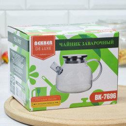 Чайник заварочный 1л стеклянный BK-7696