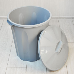 Бак 40л с крышкой универсальный, пищевая пластмасса Fenix