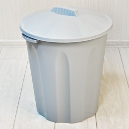 Бак 40л с крышкой универсальный, пищевая пластмасса Fenix