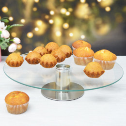 Блюдо вращающееся 30см, без декора