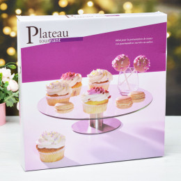 Блюдо вращающееся 30см, без декора