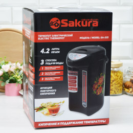 Термопот 4,2л SA-335BF черный