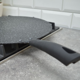 Сковорода 36см чудушница, мраморное покрытие, бакелитовая ручка Soft Touch