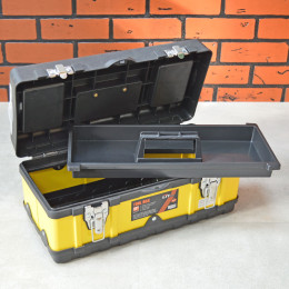 Ящик для инструментов 408*195*185мм с металлическими замками "LIT-Q17" 191893