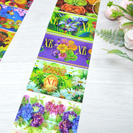 Термопленка пасхальная на 7 яиц 7,5*36см 10шт картинки в ассортименте