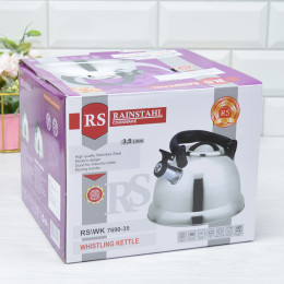Чайник 3,5л нержавеющая сталь со свистком 7690-35RS