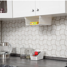 Корзина подвесная "Лофт" белый