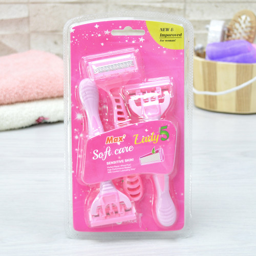 Станки для бритья одноразовые 3шт "Max Soft Care Lady 5"