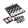 Набор игр 3в1 шашки+шахматы+нарды магнитные
