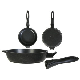 Сковорода 28см Гранит star со съемной ручкой