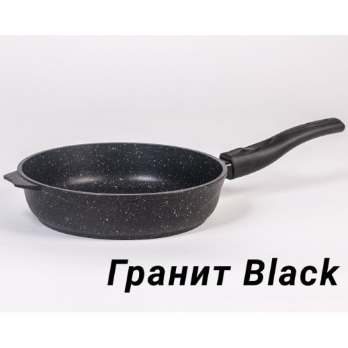 Сковорода 18см Гранит black со съемной ручкой 018802