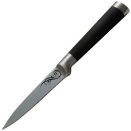Нож 9см Mallony MAL-07RS для овощей с прорезиненной ручкой