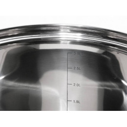 Кастрюля 3,5л нержавеющая сталь Элис