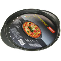 Форма для пиццы 33см с ручками PIZZA P-02