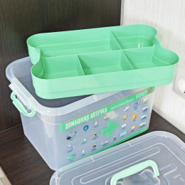 Контейнер для аптечки 355*235*190мм 10л "Домашний доктор"