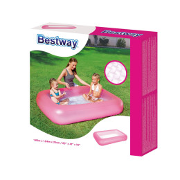 Бассейн надувной 165*104*25см прямоугольный Bestway 51115
