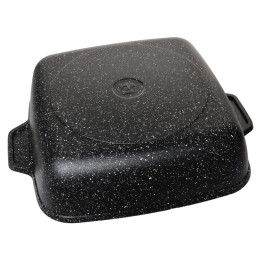 Жаровня 24*24см Гранит black