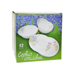Столовый сервиз 13 предметов "Розы"