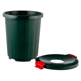 Бак 105л с крышкой-воронкой, цвет микс