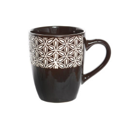 Набор кружек 4шт 340мл на подставке Абстракция 84845