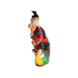 Фигура садовая Баба Яга глянец 60*21*20см