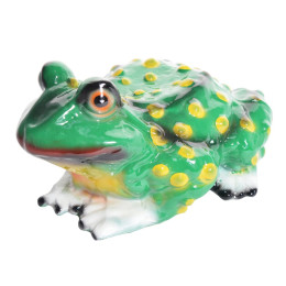 Фигура садовая Жаба малая глянец 17см