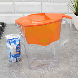 Аквафор кувшин Стандарт модель P87B15N оранжевый