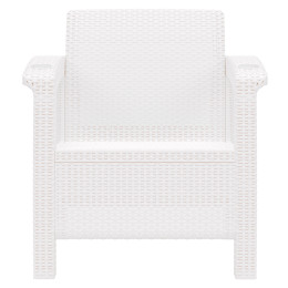 Набор из 2-ух кресел "Ротанг-плюс" без подушек белый